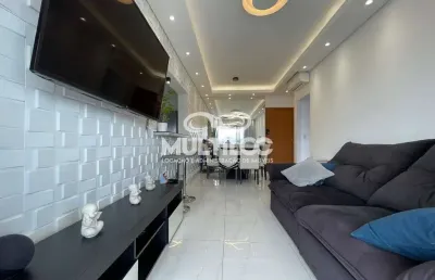 Apartamento para aluguel, 2 quartos no bairro boqueirão em santos
