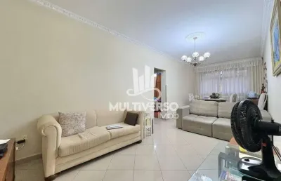 Apartamento padrão 2 dormitórios garagem fechada box marapé em santos
