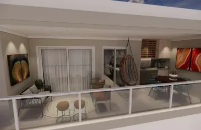 Apartamento à venda, 3 quartos no bairro ponta da praia em santos