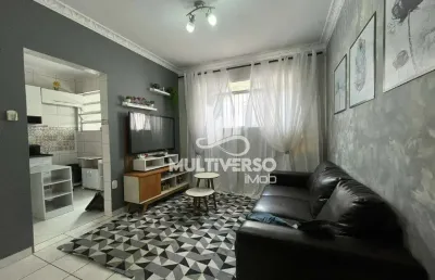Apartamento 2 dormitorios mobiliado para locação em santos – campo grande
