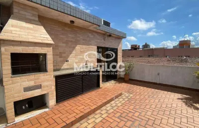 Apartamento duplex para aluguel, 4 quartos no bairro estuário em santos