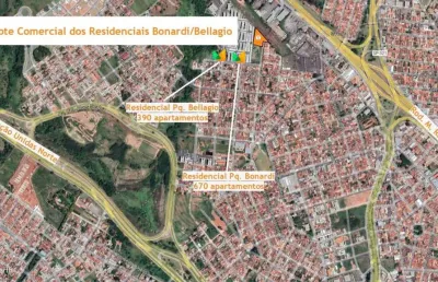 Lote comercial ao lado dos residênciais bonardi e bellaggio ! !