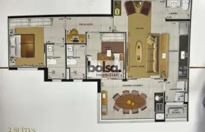 Apartamento com 2 quartos à venda no Jardim Estoril IV, Bauru 