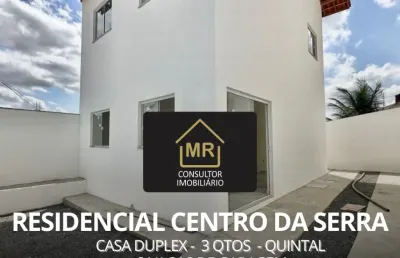 Casa com 3 quartos à venda na Rua Lírio, Residencial Centro da Serra, Serra