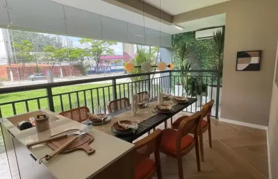 Apartamento com 2 varandas, lazer completo e vaga na regiao da giovanni
