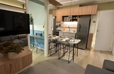 O imóvel está localizado no bairro vila andrade possui 48 metros quadrados com 2 quartos