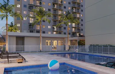 Condomínio residencial estação penha 1 dorm, com vaga