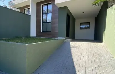 Casa para venda em são josé dos pinhais, boneca do iguaçu, 3 dormitórios, 1 suíte, 1 banheiro, 2 vagas