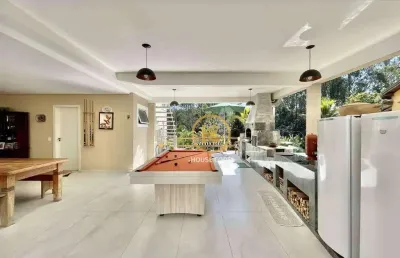 Casa com 5 quartos à venda, 400 m² por r$ 2.580.000 - nova higienópolis - jandira/sp