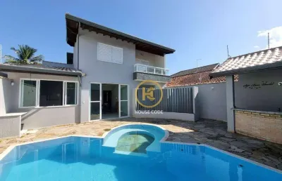 Casa à venda, 165 m² por r$ 740.000,00 - parque balneario oasis - peruíbe/sp