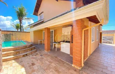 Casa à venda, 136 m² por r$ 680.000,00 - parque turístico - peruíbe/sp