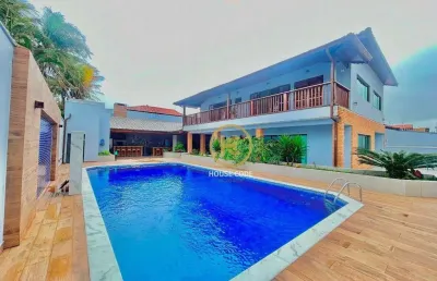 Casa à venda, 390 m² por r$ 1.799.999,00 - jardim icaraiba - peruíbe/sp