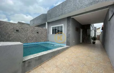 Casa com 2 suítes à venda, 86 m² por r$ 380.000 - flora rica ii - peruíbe/sp