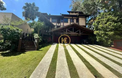 Casa com 3 quartos, 550 m² - venda por r$ 6.000.000 ou aluguel por r$ 17.000/mês - residencial morada dos lagos - barueri/sp aldeia da serra