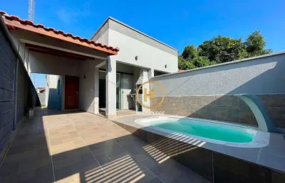 Casa à venda, 71 m² por r$ 350.000,00 - parque balneário oásis - peruíbe/sp