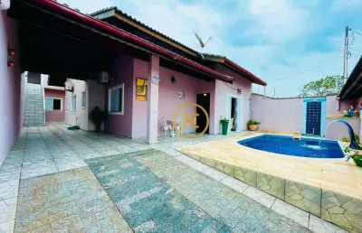 Casa à venda, 119 m² por r$ 800.000,00 - balneário três marias - peruíbe/sp