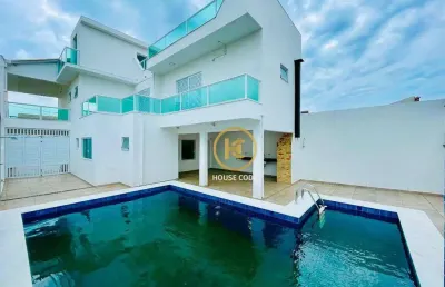 Casa, 260 m² - venda por r$ 1.300.000,00 ou aluguel por r$ 5.400,00/mês - balneário josedy - peruíbe/sp