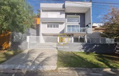 Casa com 3 quartos(3 suítes) à venda, 280 m² por r$ 1.090.000 - condomínio terras do madeira - fazendinha granja viana - sp