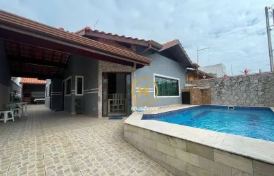Casa para alugar, 120 m² por r$ 3.800,00/mês - jardim imperador - peruíbe/sp