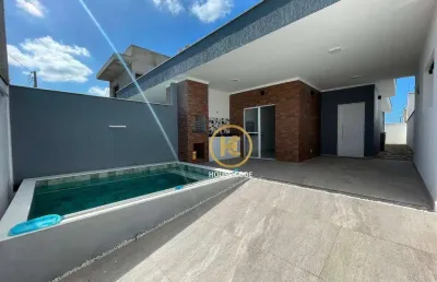 Casa, 90 m² - venda por r$ 450.000,00 ou aluguel por r$ 2.900,00/mês - flora rica ii - peruíbe/sp