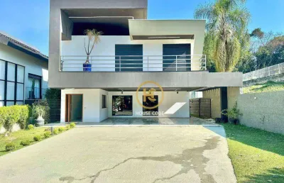Casa com 4 quartos à venda, 360 m² por r$ 3.200.000 - granja viana - vintage - cotia/sp