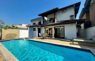 Casa com 3 dormitórios para alugar, 239 m² por r$ 8.900,00/mês - condomínio residencial três marias - peruíbe/sp