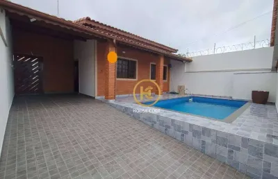 Casa com 3 dormitórios para alugar, 150 m² por r$ 3.500,00/mês - parque balneário oásis - peruíbe/sp