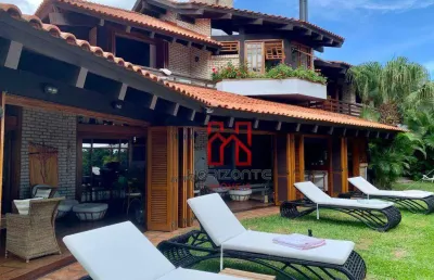 Casa com 5 dormitórios à venda, 750 m² por r$ 37.100.000,00 - jurerê internacional - florianópolis/sc