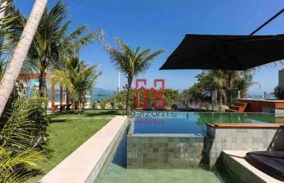 Casa com 8 dormitórios à venda, 723 m² por r$ 18.000.000,00 - cachoeira do bom jesus - florianópolis/sc