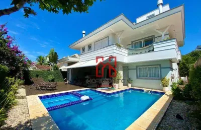 Casa com 5 suítes à venda em jurerê internacional - florianópolis/sc