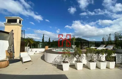 Cobertura com 3 dormitórios à venda, 233 m² por r$ 3.200.000,00 - jurerê internacional - florianópolis/sc