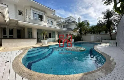 Casa com 5 dormitórios à venda, 700 m² por r$ 12.000.000,00 - jurerê internacional - florianópolis/sc