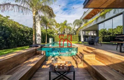 Casa com 4 dormitórios à venda, 564 m² por r$ 13.990.000,00 - jurerê internacional - florianópolis/sc