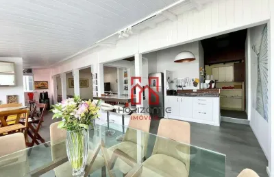 Cobertura com 3 dormitórios à venda, 129 m² por r$ 1.790.000,00 - jurerê internacional - florianópolis/sc