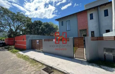 Sobrado com 2 dormitórios à venda, 105 m² por r$ 450.000,00 - são joão do rio vermelho - florianópolis/sc
