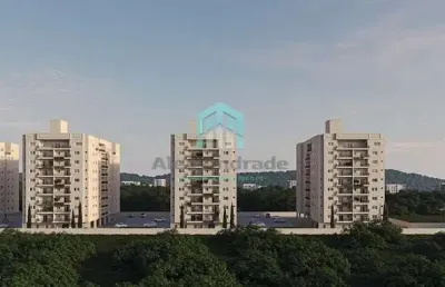Apartamento à venda no centro de biguaçu, 3 quartos, 82m²