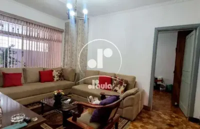Casa antiga com sobrado fundos à venda em santo andré-sp, bairro vila floresta, 2 quartos, 2 salas, 1 banheiro, 3 vagas, 150m².