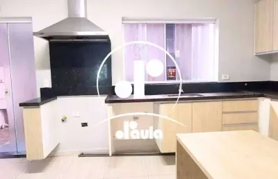 Sobrado residencial para alugar, 2 quartos, 2 vagas, homero thon, santo andré, sp