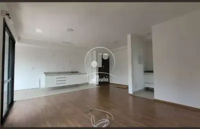 Apartamento studio 44m² com dormitório, 1 vaga, bairro campestre, santo andre