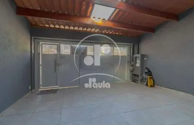 Sobrado para alugar, 3 quartos, 2 vagas, vila scarpelli, santo andré, sp