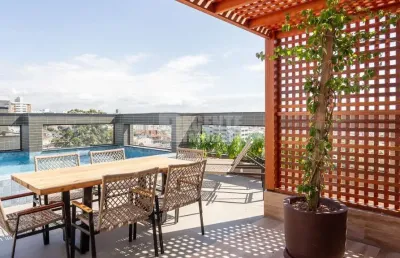 Apartamento tipo garden com 2 dormitórios mobiliado no estreito