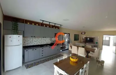 Casa com 3 dormitórios à venda, 179 m² por r$ 990.000,00 - pontal de santa marina - caraguatatuba/sp