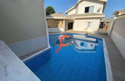 Sobrado com 3 dormitórios à venda, 190 m² por r$ 1.800.000,00 - jardim primavera - caraguatatuba/sp