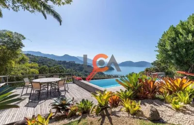 Casa com 5 dormitórios à venda, 400 m² por r$ 4.300.000,00 - maranduba - ubatuba/sp