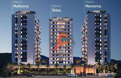 Cobertura com 3 dormitórios à venda, 171 m² por r$ 950.000,00 - martim de sá - caraguatatuba/sp