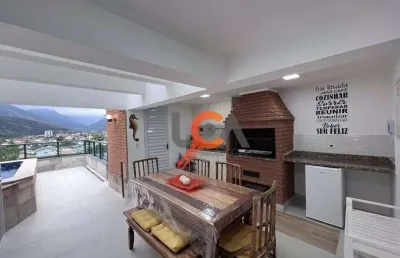 Cobertura com 4 dormitórios à venda, 226 m² por r$ 1.590.000,00 - martim de sá - caraguatatuba/sp