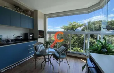 Apartamento com 3 dormitórios à venda, 102 m² por r$ 900.000,00 - sumaré - caraguatatuba/sp