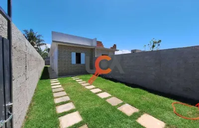 Casa com 2 dormitórios à venda, 63 m² por r$ 320.000,00 - balneário dos golfinhos - caraguatatuba/sp