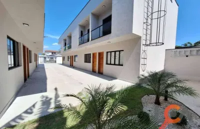 Sobrado com 2 dormitórios à venda, 88 m² por r$ 385.000,00 - porto novo - caraguatatuba/sp