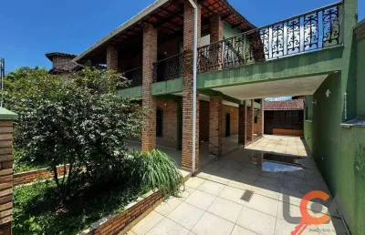 Casa com 3 dormitórios à venda, 411 m² por r$ 1.200.000,00 - indaiá - caraguatatuba/sp